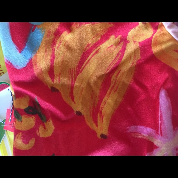 Farm Rio Mixed Fruits Ocean High-Waisted Bikini Bottom - Picture 11 of 12